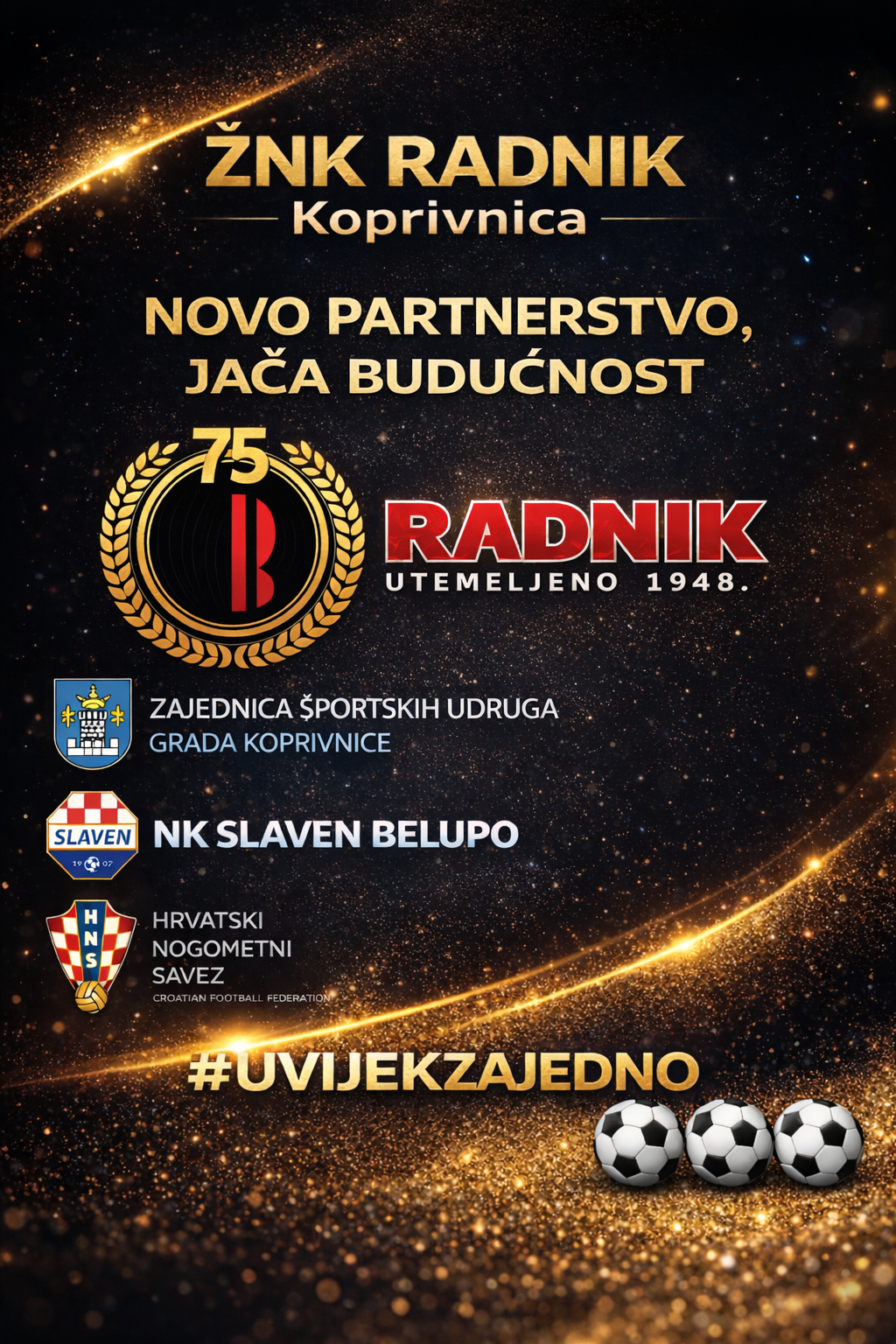 Novo partnerstvo, jača budućnost ⚽💪